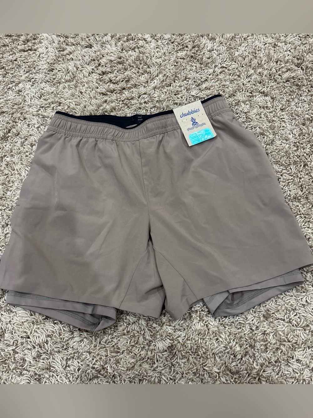 Chubbies Shorts Men's Brown Lined 5.5" Ultimate Training Shorts The Mudslides